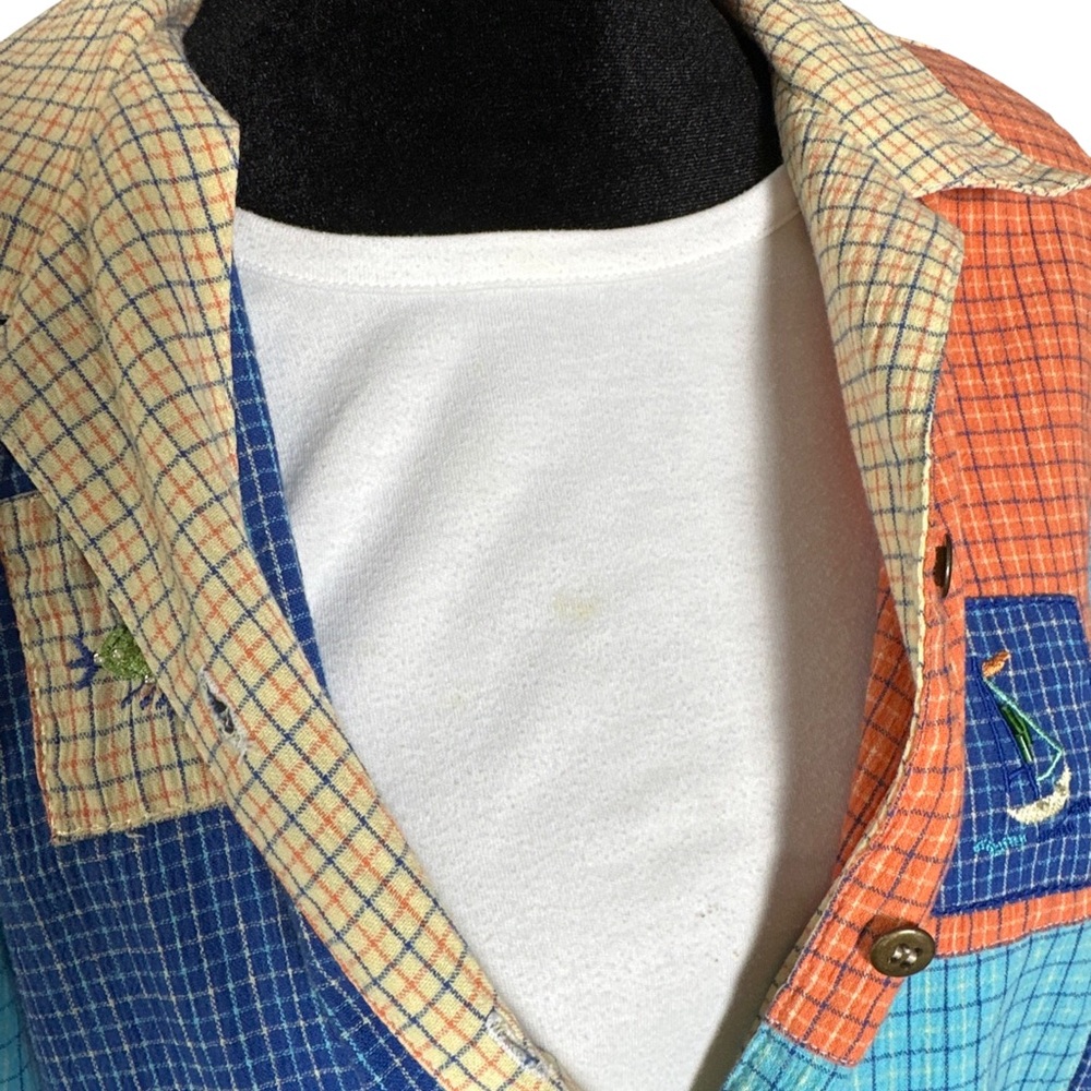 Koret Francisca Vintage Patchwork Quilt Cami Atta… - image 3